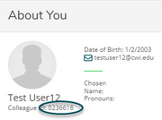 About You section of the Self-Service Toolkit